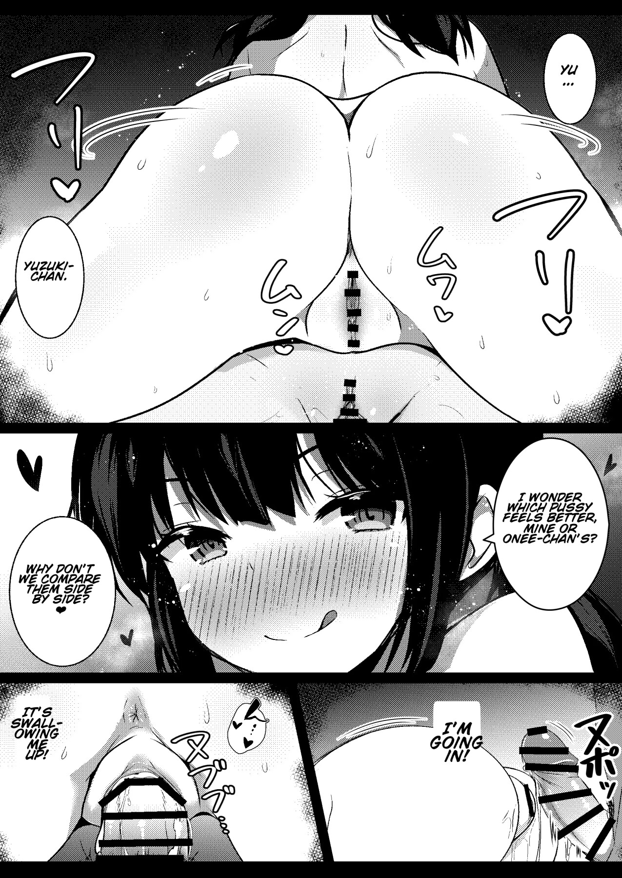 Hentai Manga Comic-I can't resist the temptation of her younger sister. 3-Read-15